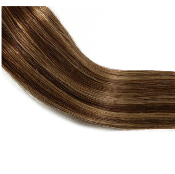 Clip in Hair Extensions Human Hair Highlights  Ombre for Fine Hair Full Head Silky Straight Soft Remy Hair YL325